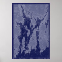 Nautical Chart Art Narragansett Bay Newport Map