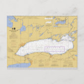 Nautical Chart Lake Ontario Briefkaart (Voorkant)