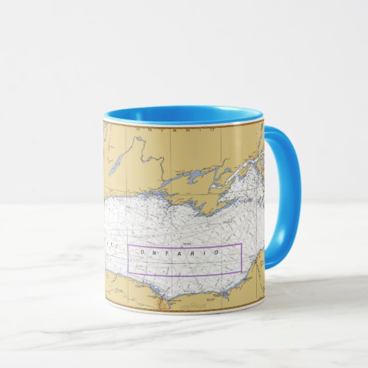 Nautical Chart Lake Ontario Mok (Voorkant rechts)