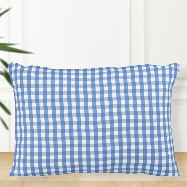 Nautical checkered cushion, Marine-themed cushion Accent Kussen (Creator heeft geüpload)