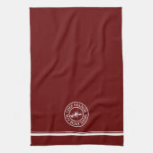 Nautical Chef Lobster Logo Kitchen Towel Theedoek (Verticaal)