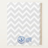Nautical Chevron & Anchor Seal Planner (Achterkant)