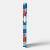 Nautical Chevron Pattern Case-Mate iPhone Case (Achterkant / Rechts)