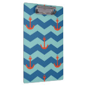 Nautical Chevron Pattern Klembord (Rechts)