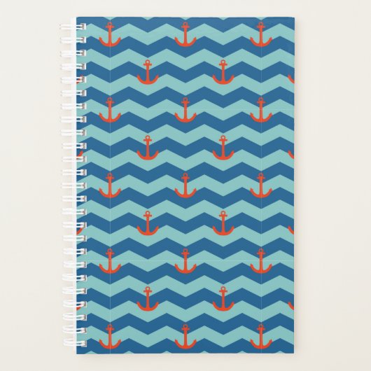 Nautical Chevron Pattern Planner (Voorkant)