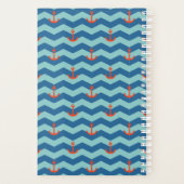 Nautical Chevron Pattern Planner (Achterkant)