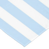 Nautical Chic Pastel Blue Stripes Pattern Spring Tafelkleed (Gekanteld)