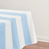 Nautical Chic Pastel Blue Stripes Pattern Spring Tafelkleed (Voorbeeld)