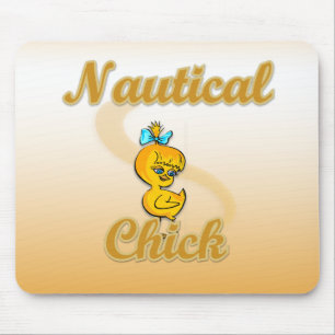 Nautical Chick Muismat