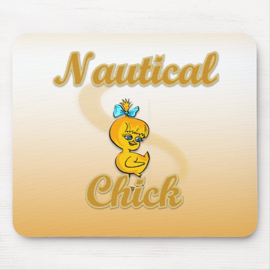 Nautical Chick Muismat (Voorkant)