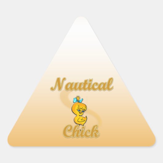 Nautical Chick Sticker (Voorkant)