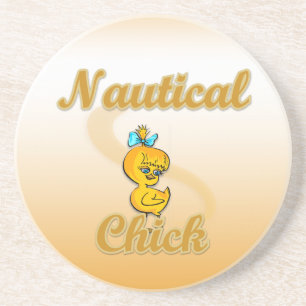 Nautical Chick Zandsteen Onderzetter