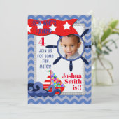Nautical Children's Birthday Kaart (Staand voorkant)