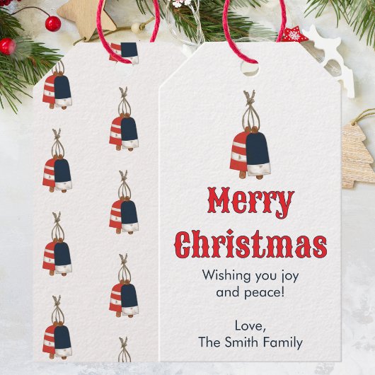 Nautical Christmas Cadeaulabel