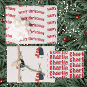 Nautical Christmas Inpakpapier Vel