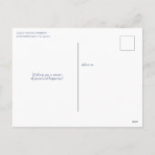 Nautical Christmas Joy Holiday Foto Feestdagenkaart (Achterkant)