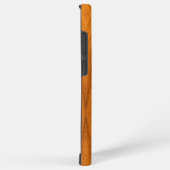 Nautical Chrome Anchor on Teak Wood Samsung Galaxy Hoesje (Rechterkant)