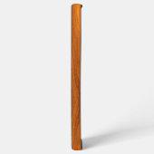 Nautical Chrome Anchor on Teak Wood Samsung Galaxy Hoesje (Linkerkant)