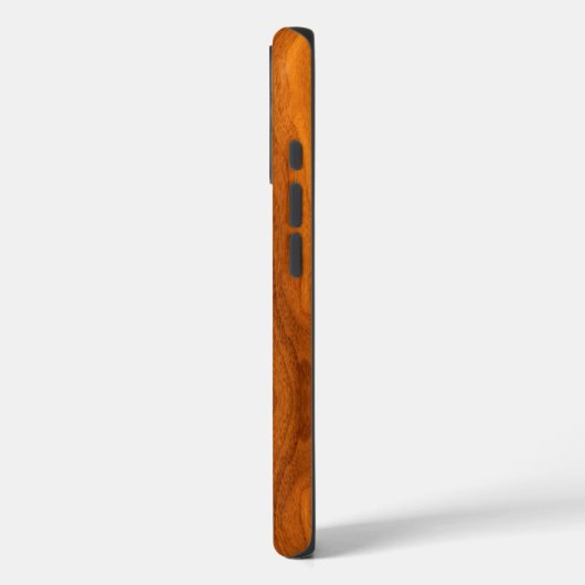 Nautical Chrome Star Compass on Teak Wood Print Case-Mate iPhone Case (Achterkant / Links)