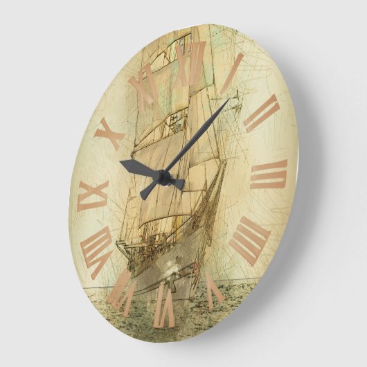 Nautical Classic Ship (neutraal) Grote Klok (Hoek)