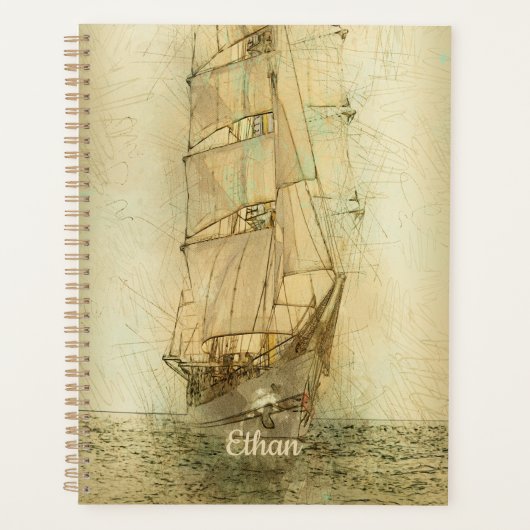 Nautical Classic Ship (neutraal) Planner (Voorkant)
