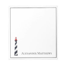 Nautical Coastal Beach Lighthouse gepersonaliseerd
