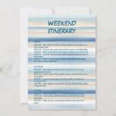 Nautical Coastal Cowgirl Anchor Bachelorette Kaart (Achterkant)