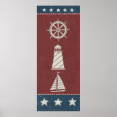 Nautical Collage 1 Poster (Voorkant)