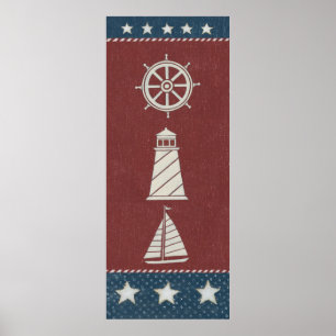 Nautical Collage 1 Poster