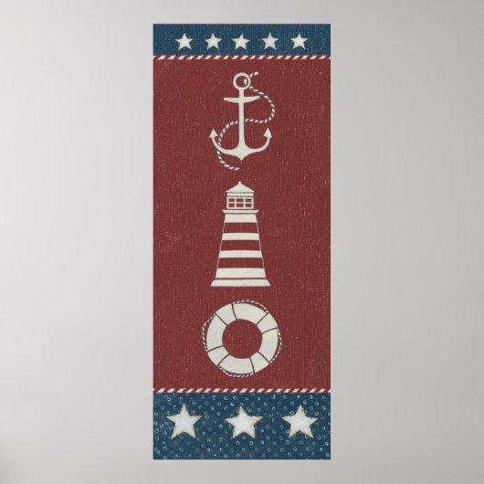 Nautical Collage 1 Poster (Voorkant)