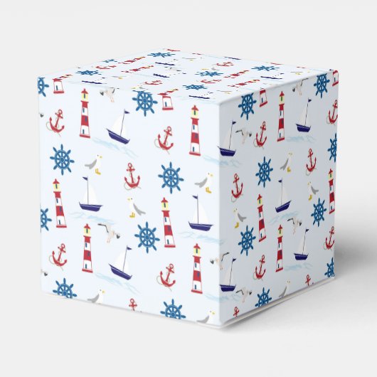 Nautical Collage Bedankdoosjes (Achterkant)