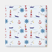 Nautical Collage Magneet (Voorkant)