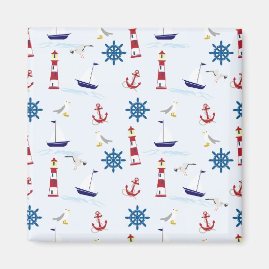 Nautical Collage Magneet (Voorkant)