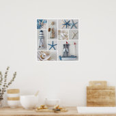 Nautical Collage Poster (Keuken)
