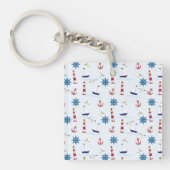 Nautical Collage Sleutelhanger (Voorkant)
