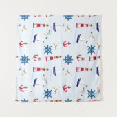Nautical Collage Wandkleed (Voorkant (horizontaal))