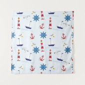 Nautical Collage Wandkleed (Voorkant)
