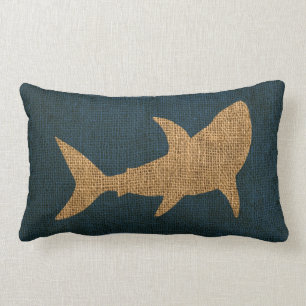 Nautical Collectie Shark Deep Zee Blue Kussen