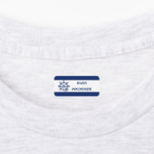 Nautical Color Coded Clothing Name Labels (Aangebracht)