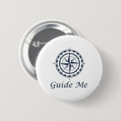 Nautical Comp Guide Me Cruising Yachting Boating S Ronde Button 5,7 Cm (Voorkant /achterkant)