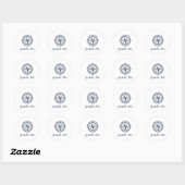 Nautical Comp Guide Me Cruising Yachting Boating S Ronde Sticker (Vel)