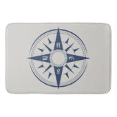 Nautical Compass Bath Mats Badmat (Voorkant)
