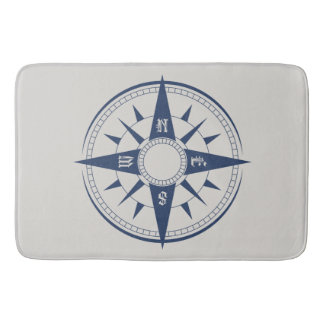 Nautical Compass Bath Mats Badmat