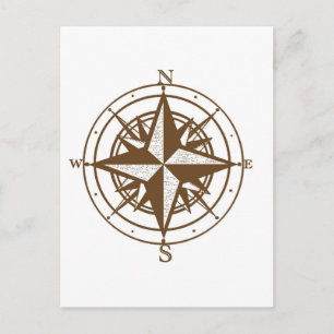Nautical Compass Briefkaart