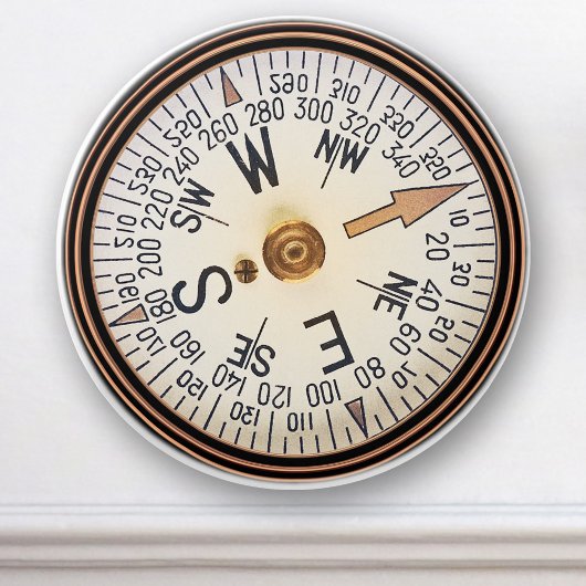 Nautical Compass Ceramic Knob Keramische Knop