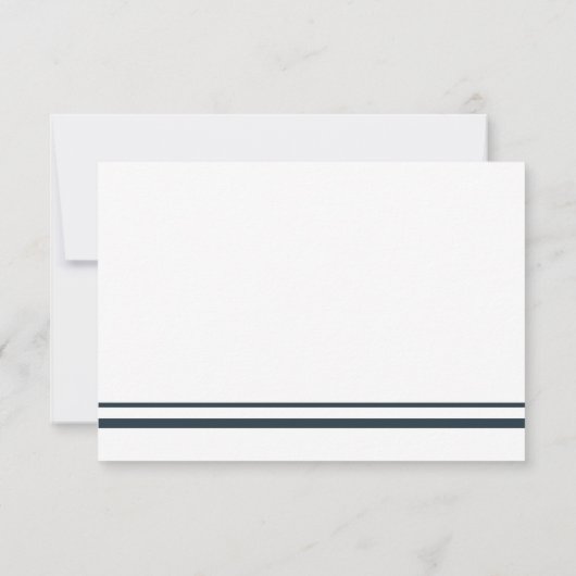 Nautical Compass Funeral Sympathie Kaart (Achterkant)