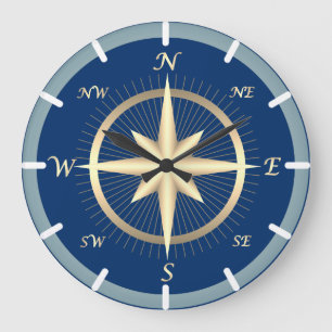 Nautical Compass Grote Klok