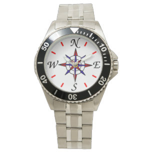 Nautical  Compass Horloge