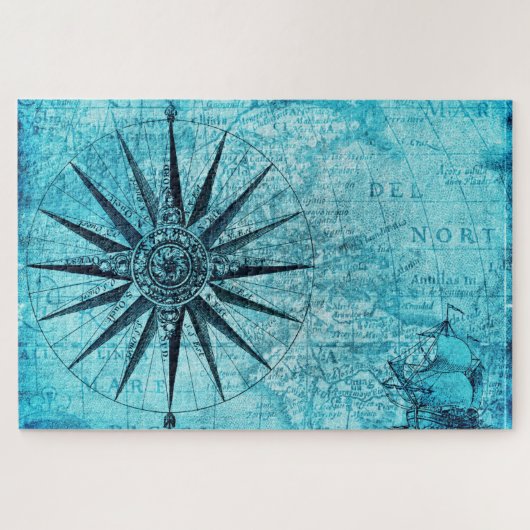 Nautical Compass Legpuzzel (Horizontaal)