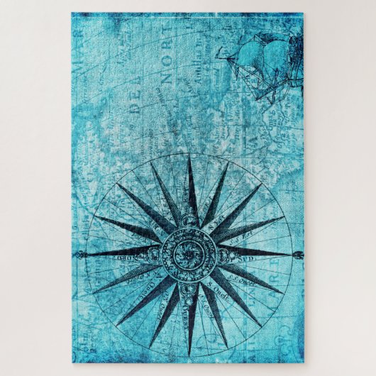 Nautical Compass Legpuzzel (Verticaal)